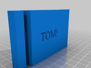 iphone stand name mobile phone 3d print model - Mito3D
