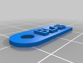llavero bals art customized 3d print model - Mito3D