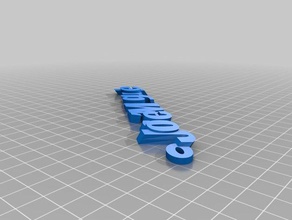 jose miguel Anahtarlık adı organizasyon özelleştirilmiş 3d print model - Mito3D