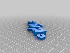 Anahtarlık rodriguez özelleştirilmiş 3d print model - Mito3D