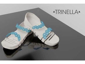 trinella shoe 3d printing flexible wearable 3d print model - Mito3D