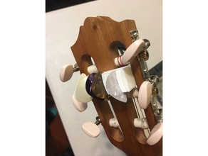 yamaha gl1 guitalele generic guitar pickholder music pick holder 3d print model - Mito3D