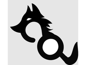 co-yote La impresión en 3d animal Logo a los animales coanimals colaboración fresco el coyote logotipo logotipos baja poli salvaje 3d print model - Mito3D