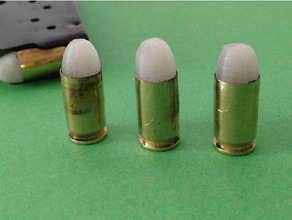 380 acp filler bullet snap cap hobby 3d print model - Mito3D