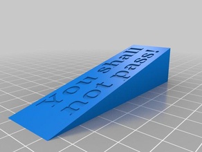 Tür-stopper Haushalt versorgt Tür Türstopper Tür-Stopper t r t-rstopper 3d print model - Mito3D