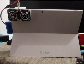 surface pro radiateur externe ordinateur 3d print model - Mito3D