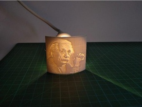 3d printed image tools albert einstein picture frame 3d print model - Mito3D