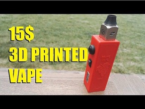 Traube vape box diy ecig ecigarette - Elektronik vaper vapers mod 3d print model - Mito3D