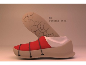 m2 running shoe 3d printing 3d print model - Mito3D