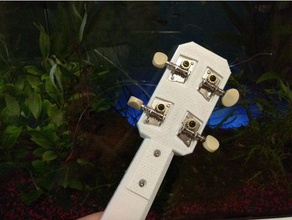 banjo ukulele baş ayar mandal dişli müzik alet 3d print model - Mito3D