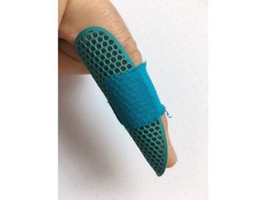 dedo-de suporte dedo primeiros socorros 3d print model - Mito3D