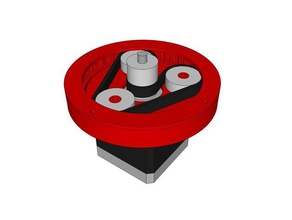 belt planetary gear robotics gt2 nema17 3d print model - Mito3D