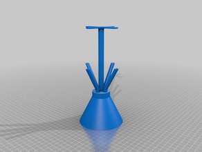 4-forma dispensador de cocktail tiro-óculos arte interativa 3d print model - Mito3D