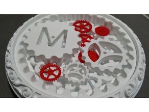 relógio de design decoração 3d print model - Mito3D