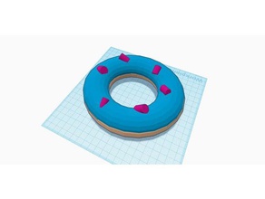 donut L'impression 3d 3d print model - Mito3D