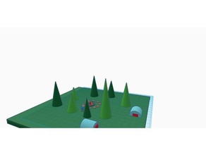 camp site 3d-drucken 3d print model - Mito3D