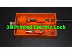 3d printed electric lock diy 3d printed lock diy electric lock electric lock lock printed electric lock secure security