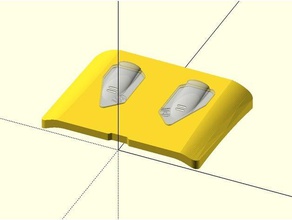s800 rettile baldacchino bocchette foro per il cinturino r c i veicoli ala volante 3d print model - Mito3D