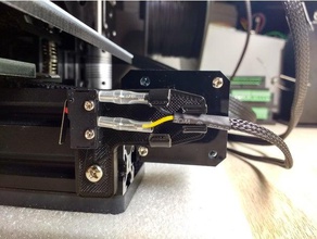 tronxy x1 y-eixo interruptor de limite montagem Impressora 3d peças 2020 extrusão 2040 ajustável ao batente nal curso o monte eixo-y eixo y 3d print model - Mito3D