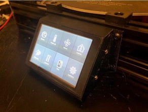 anycubic kossel plus Dokunmatik panel mount usb bağlantı noktası 3d yazıcı aksesuarları 35 inç dokunmatik artı octoprint ekran 3d print model - Mito3D
