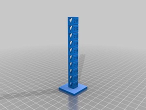 my customized temp calibration tower 220-211 3d printing tests 3d print model - Mito3D
