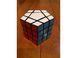 pentagonal 3x3x4 twisty puzzle puzzles 3x4x3 4x3x3 cube cuboid pentagon prism rubik rubik's rubiks 3d print model - Mito3D