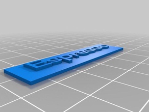 espresso de aprendizaje personalizado 3d print model - Mito3D