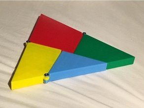 triangolo quadrato - magico matematica arte magia per la piazza 3d print model - Mito3D