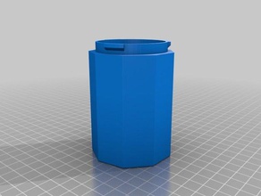 small bayonet base 5-15 containers customized 3d print model - Mito3D