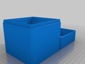falcon tubo caixa recipientes personalizado 3d print model - Mito3D