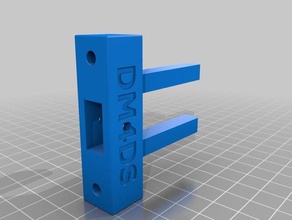 x belt tensioner - remake 3d printer parts anet a8 mods upgrade x-belt 3d print model - Mito3D