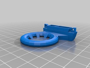 ender 3 de ventilación anillo Impresora 3d las piezas ventilador refrigeración creality ender-3 3d print model - Mito3D
