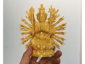 thousand-hand bodhisattva people 3d print model - Mito3D