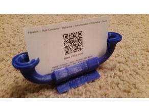 business card holder tubi idraulici parti 3d print model - Mito3D
