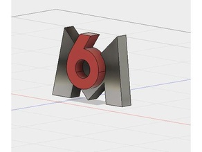 m6 a arte 3d print model - Mito3D