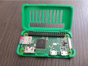 raspberry pi zero case gpio cam electronics enclosure 3d print model - Mito3D
