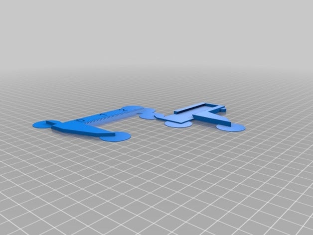 customizeable pinças polegadas A impressão 3d personalizado 3D print model - Mito3D