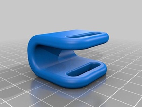bike saddlebag fastener parts 3d print model - Mito3D