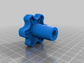 mão knob diy 3d print model - Mito3D