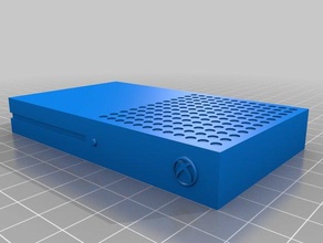 caso o xbox 360 sem fio receptor caseiro jogos energia 3d print model - Mito3D