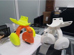 carrello piccolo cane senza arti anteriori toretto gli animali domestici stampabile protesi protesica di piccola taglia veterinaria 3d print model - Mito3D