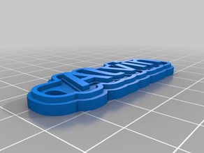 alvin Schlüsselanhänger kundengebundene 3d print model - Mito3D