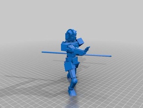 hero bot model robots anime gundam robot warrior 3d print model - Mito3D
