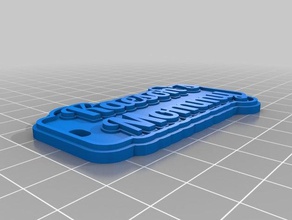 kaeson mommy keychains customized 3d print model - Mito3D
