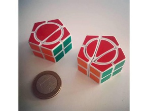 pentagono fette di puzzle destra i 3d print model - Mito3D