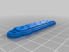 gunner keychains customized 3d print model - Mito3D