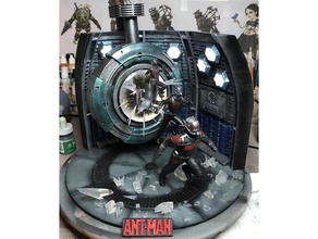 ant man diorama models 3d print model - Mito3D