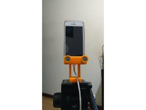 mobile phone adapter tripod support mount 3d print model - Mito3D
