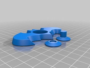 batman giratório 22mm brinquedos & games fidget spinner 3d print model - Mito3D