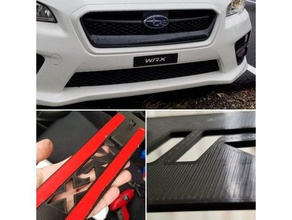 license plate delete 2015+ subaru wrx sti automotive subaruwrx 3d print model - Mito3D